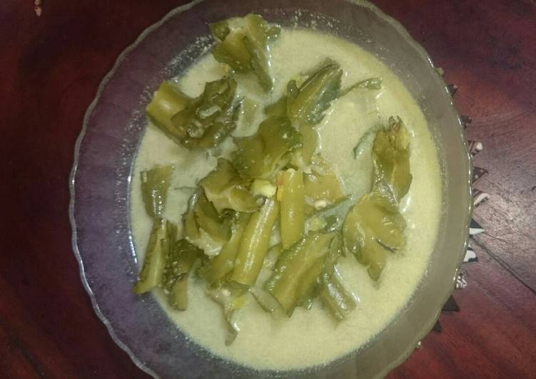 Resep Sayur santan kecipir buncis bumbu rimpang Anti Gagal