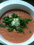 Borsch. Exprés. Sopa crema de remolachas