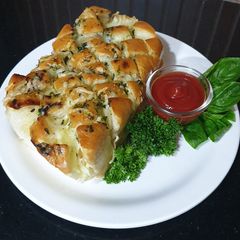 A picture of Pull apart Herby Cheese Garlic Bread.