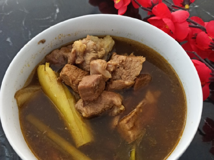 Resep Rawon simple bumbu jadi Anti Gagal