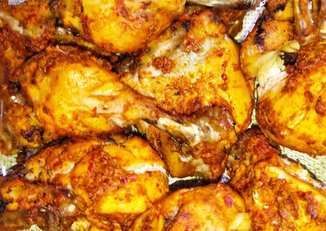 Chicken Steam And Baked Roast 😋
