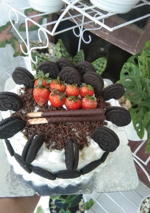 Foto resep Base cake brownies kukus
