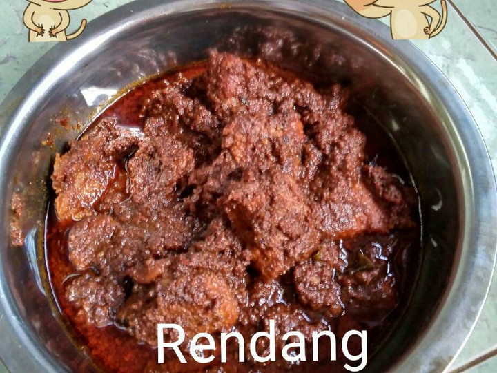  Resep praktis buat Rendang Padang with serundeng yang sempurna