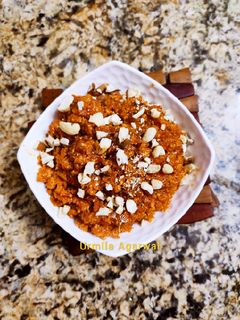 A picture of Gajar Ka Halwa (Carrot Halwa Recipe).