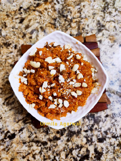 A picture of Gajar Ka Halwa (Carrot Halwa Recipe).