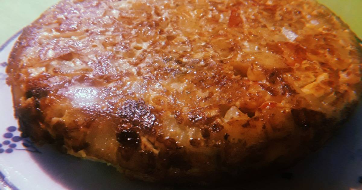 Tortilla de papa y zapallo y demás verduras Receta de ivana Cookpad