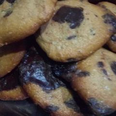 Chocolate chip cookies A picture of Chocolate chip cookies.