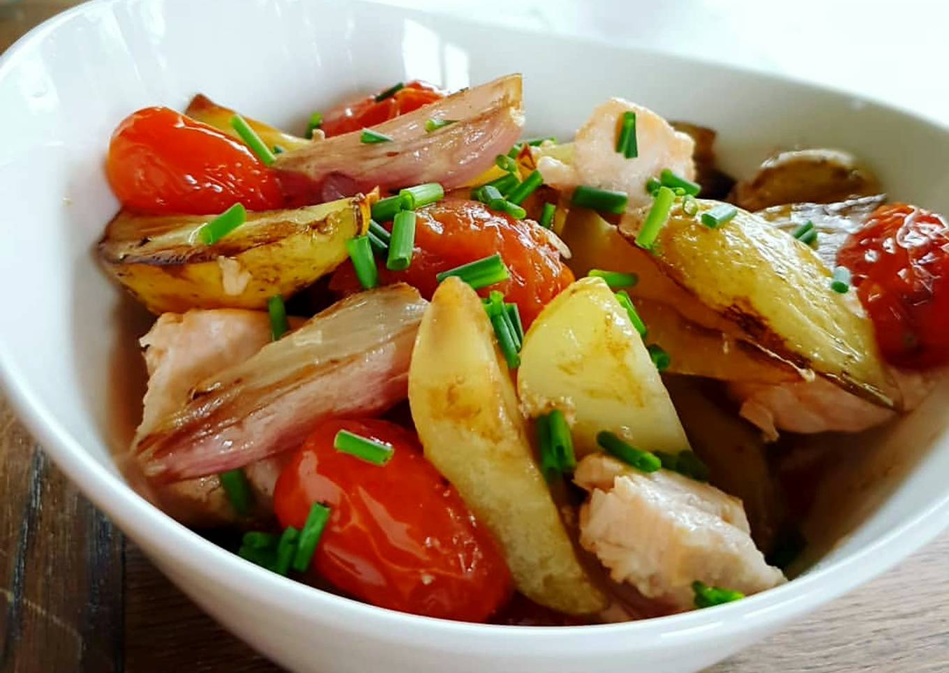 ※ Saumon au four et ses petits légumes ※