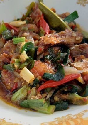 Foto resep Ikan asin sambal judes