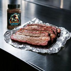 A picture of Offset Smoked Texas-Style Brisket.