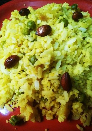A picture of Vegetable poha.