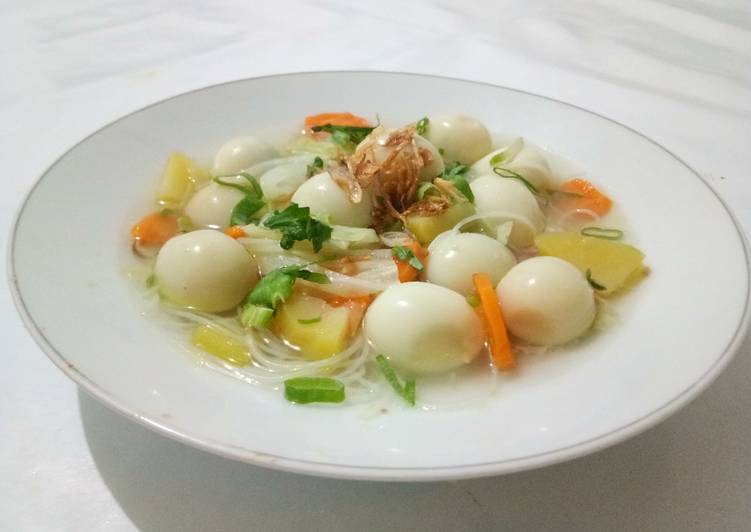 Sop Telur Puyuh Sop Telur Puyuh