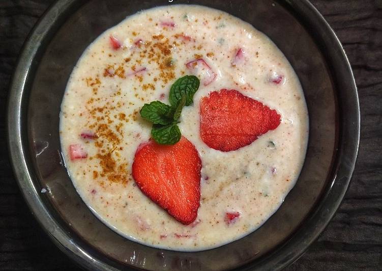 Recipe of Favorite Strawberry raita