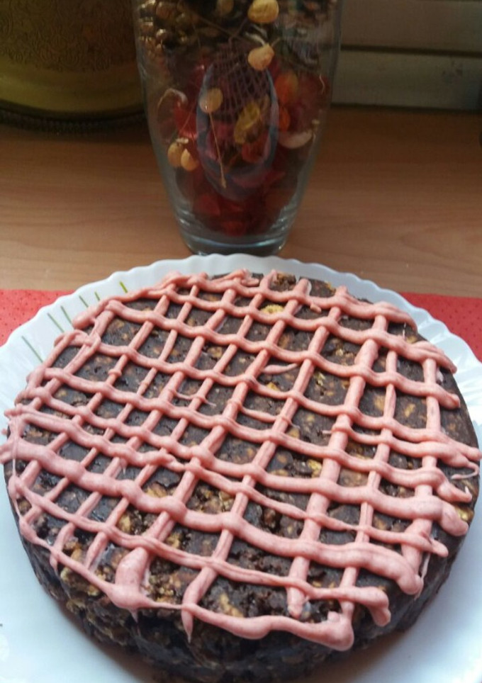 عکسی از دستور کیک یخچالی