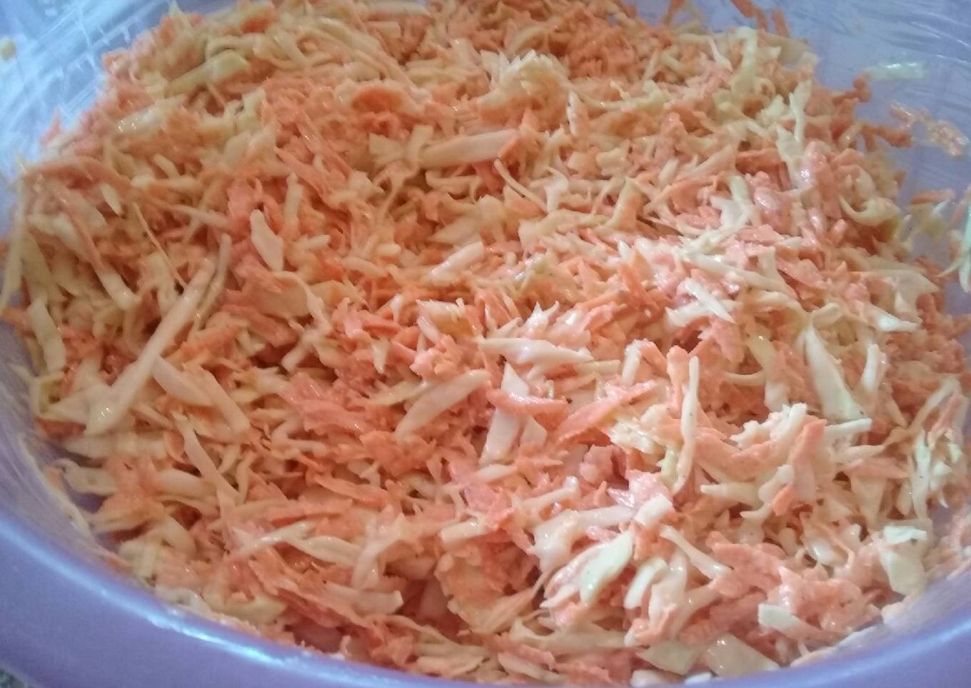 Ensalada de repollo y zanahoria 🥬🥕