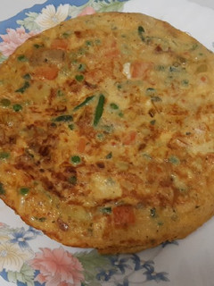 Una foto de Tortilla de verduras