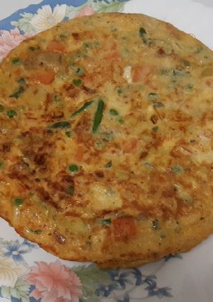 Una foto de Tortilla de verduras