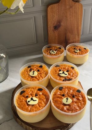 Foto resep Honey Castella Pudding