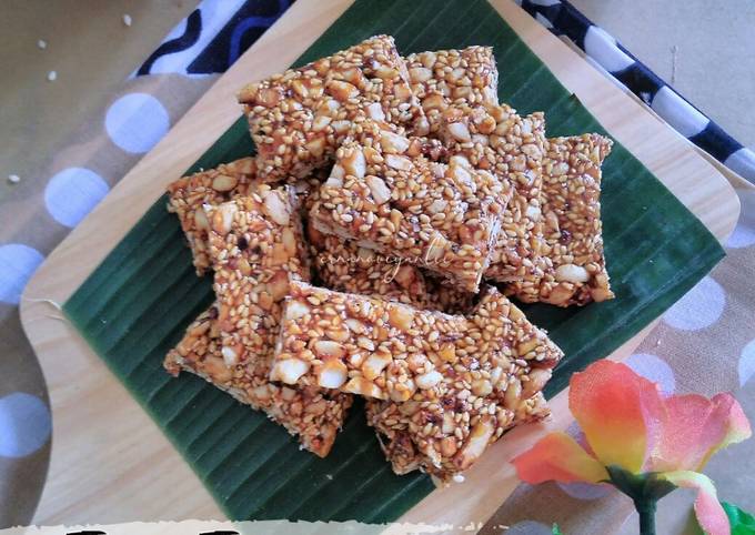 Resep Ting Ting Kacang Wijen Nougat Kacang Wijen Oleh Dika Noveri