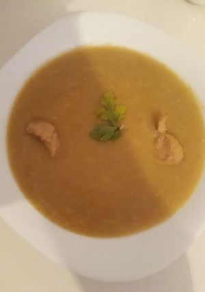 صورة لوصفة حساء الخضر🥕🥔🍆