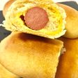 Panecillos rellenos (Frankfurt y cheddar)