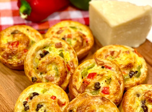 Φωτογραφία της συνταγής 🌈Rainbow pizza rolls