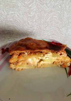 Фото Вкуснейшая запеканка с картофелем и фаршем 🤤🥔.