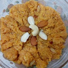 A picture of Badaam ka Halwa.