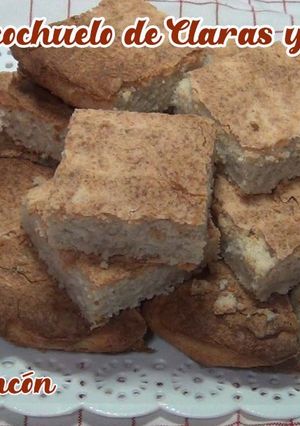 Una foto de Bizcochuelo de claras y limón sin azúcar y sin gluten ideal para desayunos y meriendas