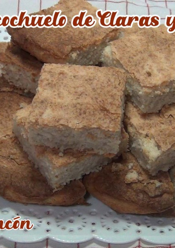 Una foto de Bizcochuelo de claras y limón sin azúcar y sin gluten ideal para desayunos y meriendas