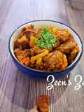 Moong Badi Aloo Curry/Lentil Dumplings with Potatoes