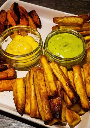 Gemüse Pommes Rezepthauptbild