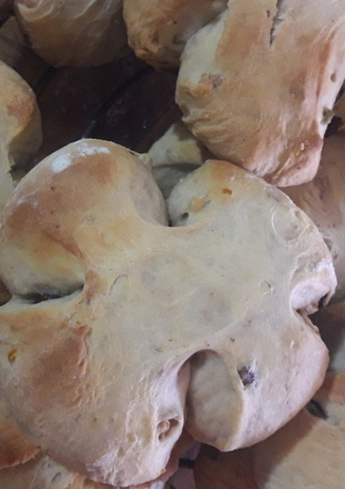 Una foto de Flor de pan dulce
