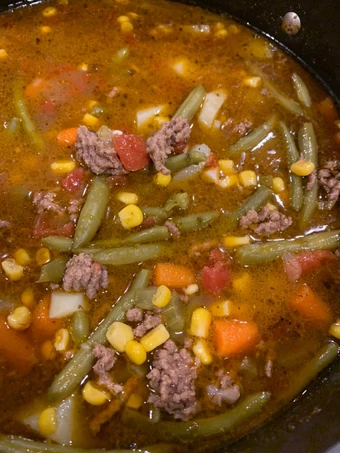 Easy Ways Make Recipes Hamburger Vegetable Soup the Delicious Delicious.