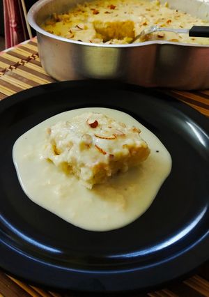 A picture of Malai Cake.