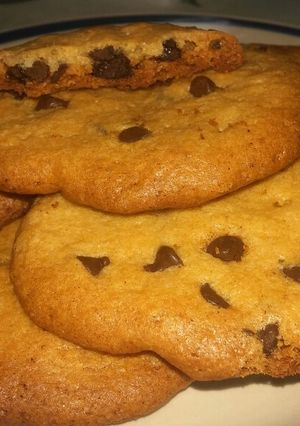 Una foto de Cookies americanas sin manteca o mantequilla
