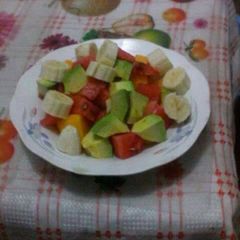 A picture of Fresh fruit salad.