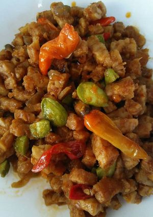 Foto resep Orek tempe pete 😀👍