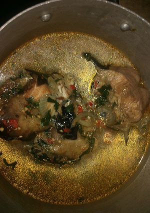 A picture of Cat fish pepper soup.