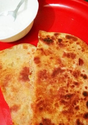 A picture of Besani Achari Paratha.