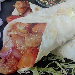 A picture of Soya Chilli Wraps.