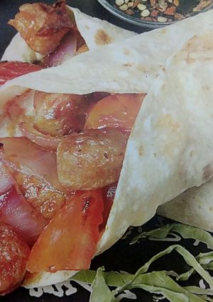 A picture of Soya Chilli Wraps.