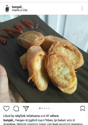 Foto resep Egg Roll Hokb*n home made so tasty