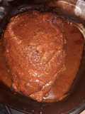 Pierna con chile al horno