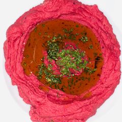 Roasted Beetroot Hummus A picture of Roasted Beetroot Hummus.