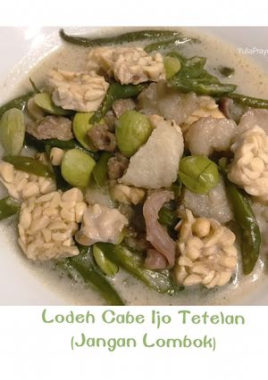 Foto resep Lodeh Cabe Ijo Tetelan