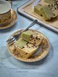 Steamed Matcha & Vanilla Layer Cake