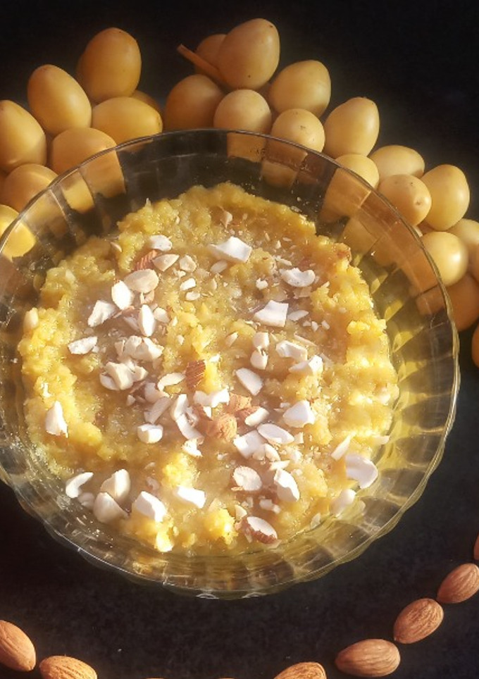 ખારેક નો હલવો રેસીપી મુખ્ય ફોટો
