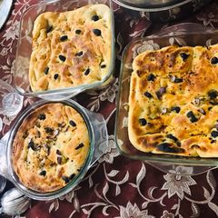 Focaccia bread A picture of Focaccia bread.