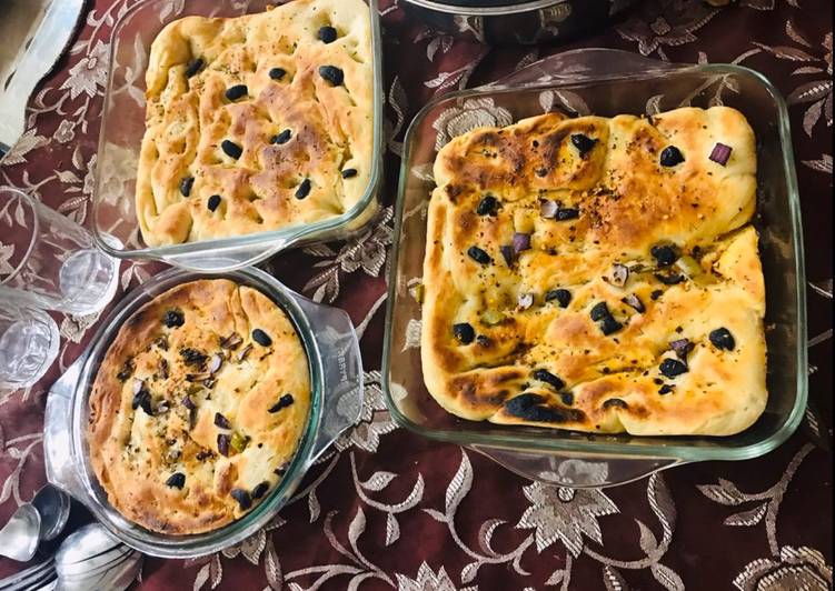 Steps to Make Quick Focaccia bread